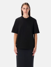 Moncler x Edward Enninful Black Cotton T-Shirt -  | Spazio Pritelli
