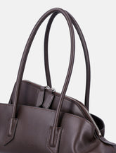 Calf Leather Asymmetric La Passeggiata Tote Bag -  | Spazio Pritelli