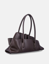 Calf Leather Asymmetric La Passeggiata Tote Bag -  | Spazio Pritelli