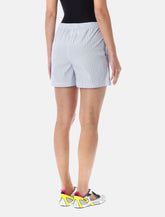 The Attico striped poplin shorts -  | Spazio Pritelli