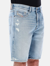 Diesel regular fit knee-length denim shorts -  | Spazio Pritelli
