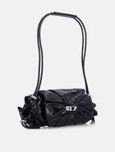 Diesel Scrunch-D Shoulder S leather shoulder bag -  | Spazio Pritelli