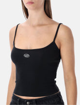 Diesel T-hupy-od top a costine e logo Oval D -  | Spazio Pritelli