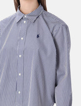 Polo Ralph Lauren camicia cropped a righe in cotone dal taglio boxy -  | Spazio Pritelli