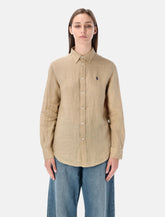 Camicia in lno classica di Polo Ralph Lauren -  | Spazio Pritelli