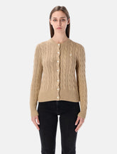 Cardigan Classic Cable in maglia di cotone di Polo Ralph Lauren -  | Spazio Pritelli