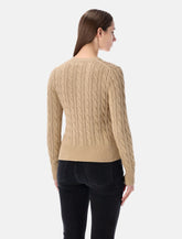 Cardigan Classic Cable in maglia di cotone di Polo Ralph Lauren -  | Spazio Pritelli