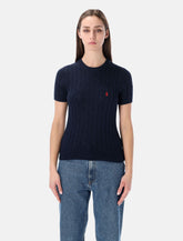 Polo Ralph Lauren maglia a maniche corte in cotone a trecce -  | Spazio Pritelli