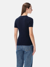 Polo Ralph Lauren maglia a maniche corte in cotone a trecce -  | Spazio Pritelli