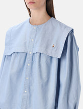 Camicia in cotone oxford con plastron di Polo Ralph Lauren -  | Spazio Pritelli