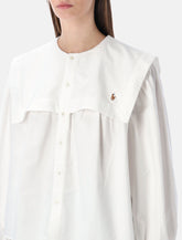Camicia in cotone oxford con plastron di Polo Ralph Lauren -  | Spazio Pritelli