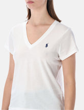 Polo Ralph Lauren T-shirt in jersey di cotone con scollo a V -  | Spazio Pritelli