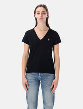 Polo Ralph Lauren T-shirt in jersey di cotone con scollo a V -  | Spazio Pritelli