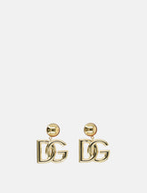 Gold DG Drop Earrings -  | Spazio Pritelli