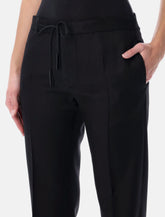 Maison Margiela black formal drawstring trousers -  | Spazio Pritelli
