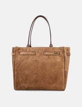Tom Ford Audrey Medium Suede Tote Bag -  | Spazio Pritelli