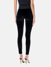 Leggings logo in velour nero stretch di Tom Ford -  | Spazio Pritelli