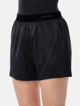 Tom Ford stretch silk satin PJ shorts -  | Spazio Pritelli