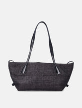 Balmain small Track tote bag in raffia  -  | Spazio Pritelli