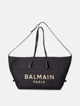Tote Track Balmain in raffia -  | Spazio Pritelli