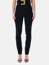 Pantaloni Balmain stretch con cintura -  | Spazio Pritelli