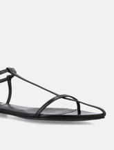 Jil Sander leather pointed flat sandals -  | Spazio Pritelli