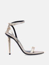 Tom Ford laminated nappa Padlock pointy naked sandal -  | Spazio Pritelli