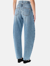 Alaïa rounded denim trousers -  | Spazio Pritelli