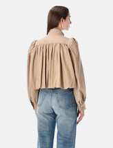 Chloé gathered cotton boule jacket -  | Spazio Pritelli