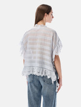 Marant Étoile top Payton in pizzo e cotone -  | Spazio Pritelli