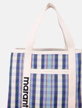 Isabel Marant Darwen striped shoulder tote -  | Spazio Pritelli
