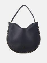 Borsa Oskan Hobo in suede nera Isabel Marant -  | Spazio Pritelli