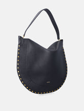 Borsa Oskan Hobo in suede nera Isabel Marant -  | Spazio Pritelli