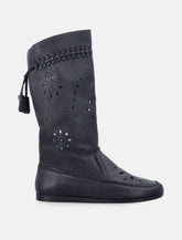 Isabel Marant Welky black leather boots -  | Spazio Pritelli