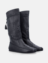 Isabel Marant Welky black leather boots -  | Spazio Pritelli