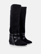 Isabel Marant Silmon black suede boots -  | Spazio Pritelli