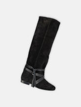 Isabel Marant Silmon black suede boots -  | Spazio Pritelli