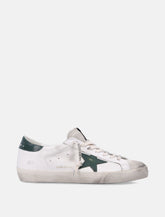 Sneakers Golden Goose Super Star bianche e verdi -  | Spazio Pritelli