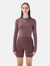Nike long-sleeve cropped top -  | Spazio Pritelli