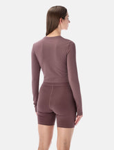 Nike long-sleeve cropped top -  | Spazio Pritelli