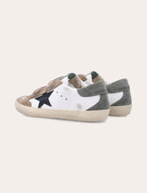 Golden Goose kids Old School white and black star sneakers -  | Spazio Pritelli