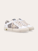 Sneakers May da bambina in pelle e glitter Golden Goose -  | Spazio Pritelli