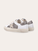Sneakers May da bambina in pelle e glitter Golden Goose -  | Spazio Pritelli