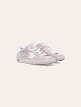 Golden Goose Kids Super-Star sneakers in camoscio rosa -  | Spazio Pritelli