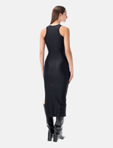 Coperni black fitted racer tank dress -  | Spazio Pritelli