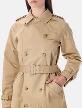 Trench Greta in gabardine di cotone beige di A.P.C. -  | Spazio Pritelli