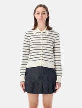 Cardigan in maglia a righe di A.P.C. -  | Spazio Pritelli