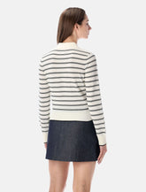 Cardigan in maglia a righe di A.P.C. -  | Spazio Pritelli