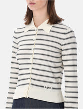 Cardigan in maglia a righe di A.P.C. -  | Spazio Pritelli