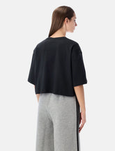 Adidas Originals black Essentials cropped t-shirt -  | Spazio Pritelli